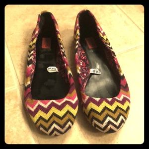 Missoni for Target ballet flats
